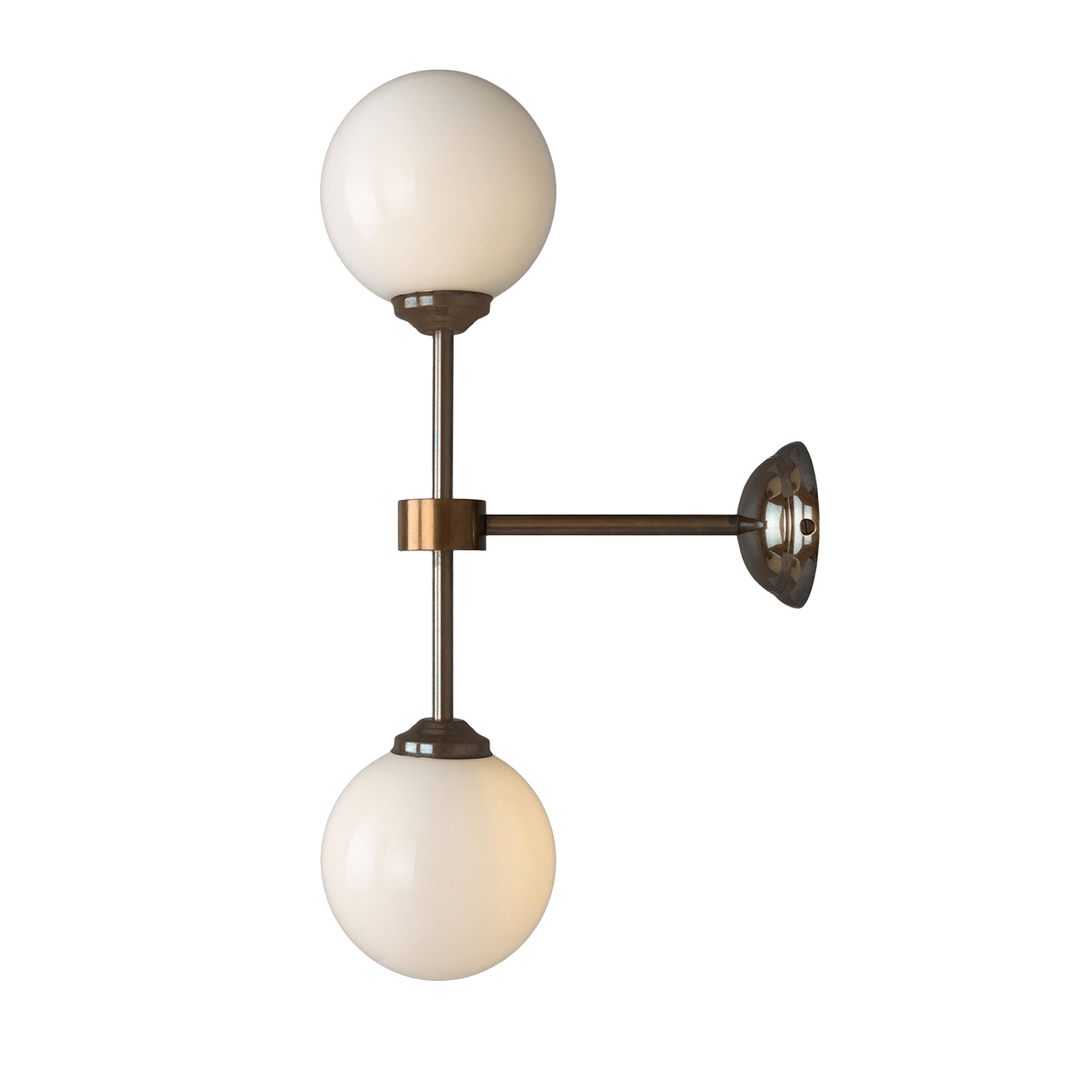 Mullan Lighting Lighting Yaounde Double Globe Wall Sconce