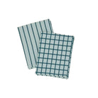 Hawkins New York Kitchen & Dining Sky/Peacock Yarn Dyed Dish Towels, Set of 2 (Various Colors)