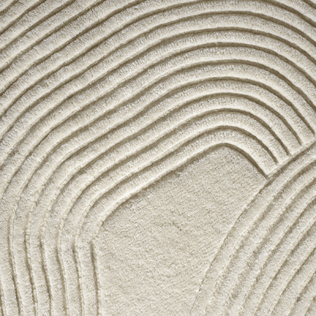 Bolia Rug Creme / Rounded 134 x 190 Zen Rug