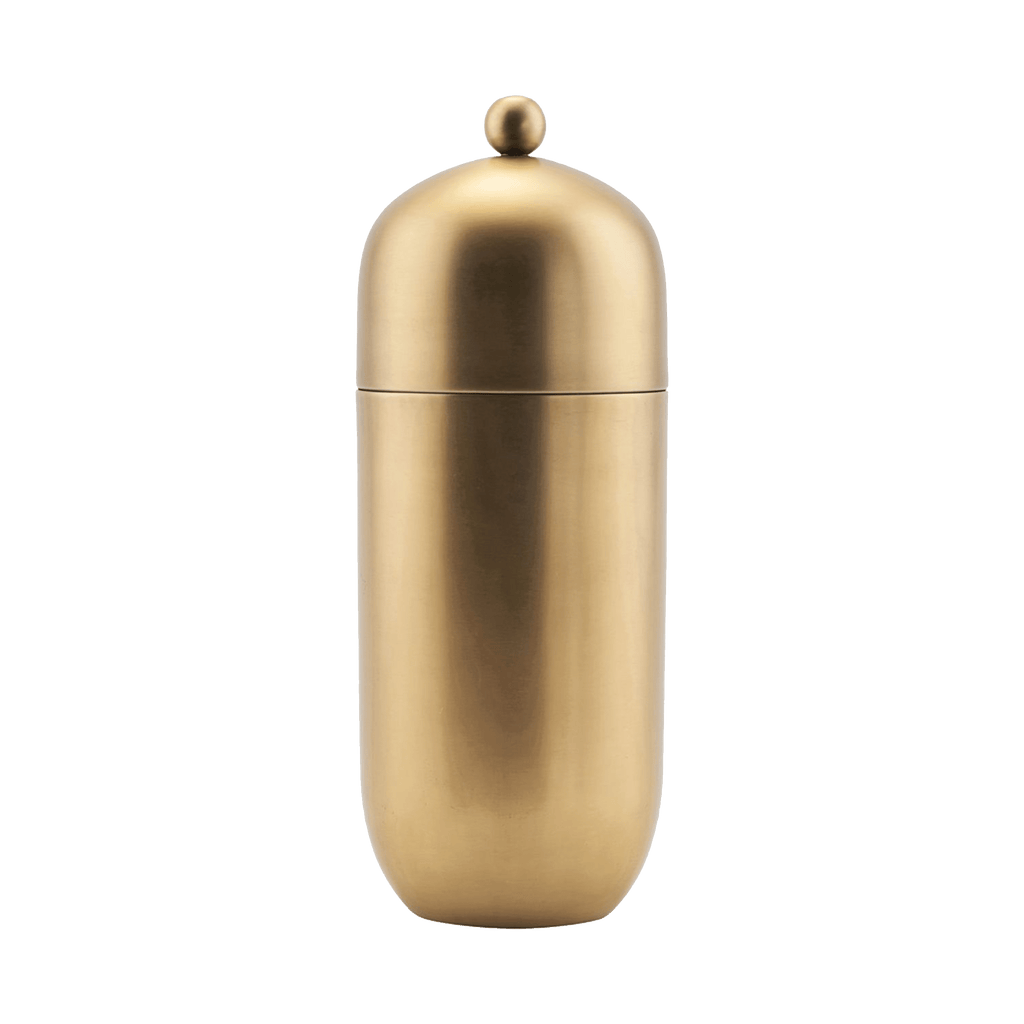 brass cocktail shaker