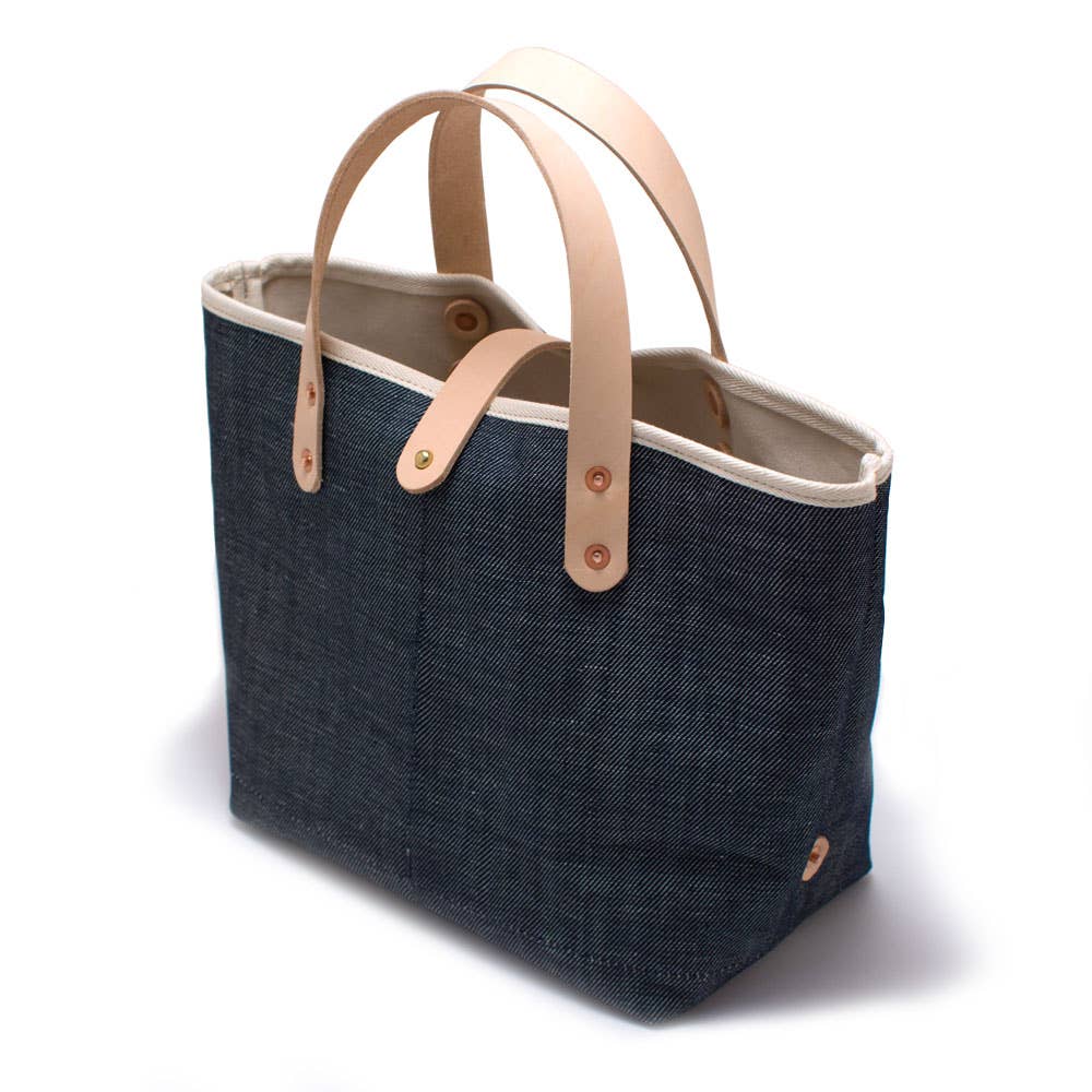 General Knot & Co. Tote Japanese Denim All Day Mini Tote