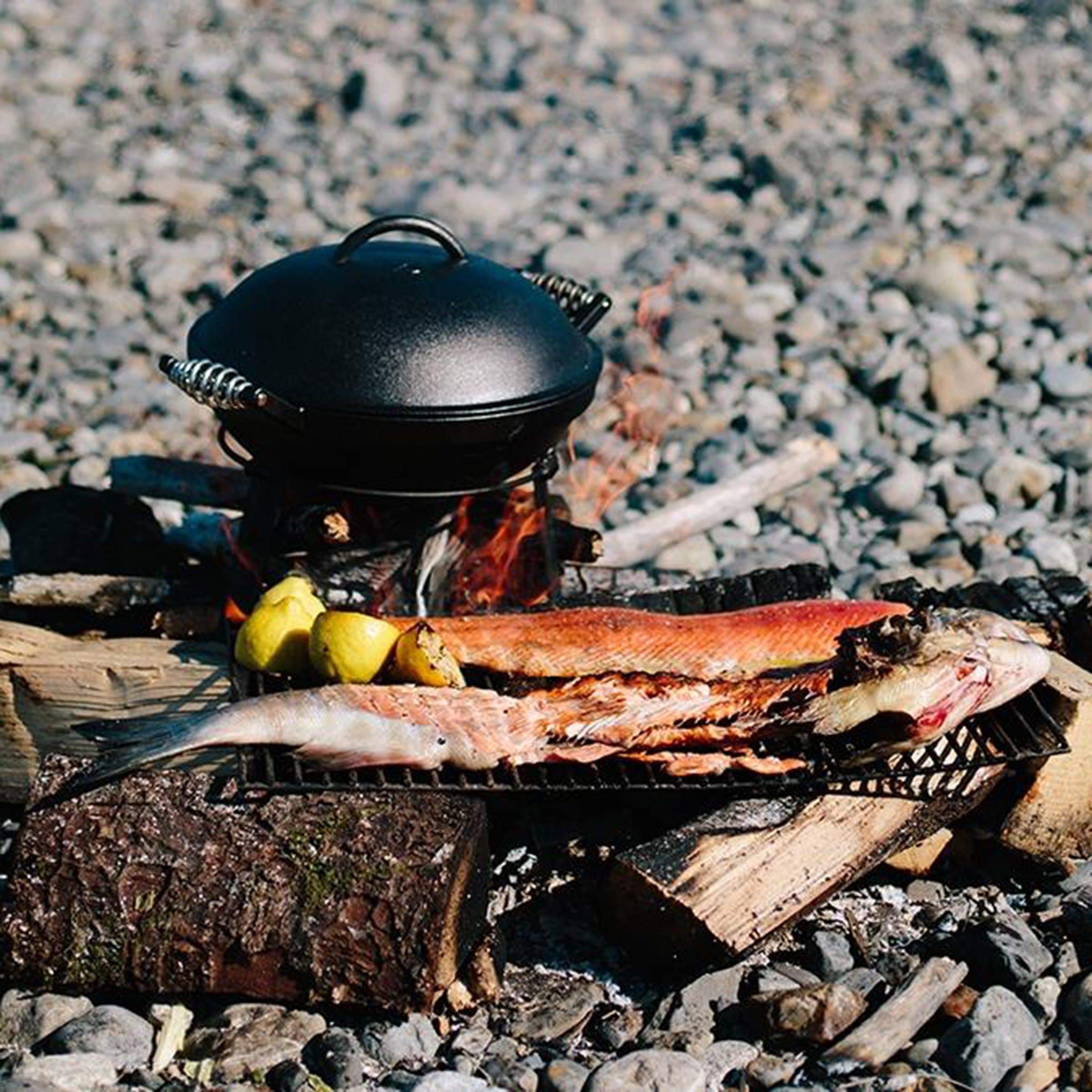 cast iron grill