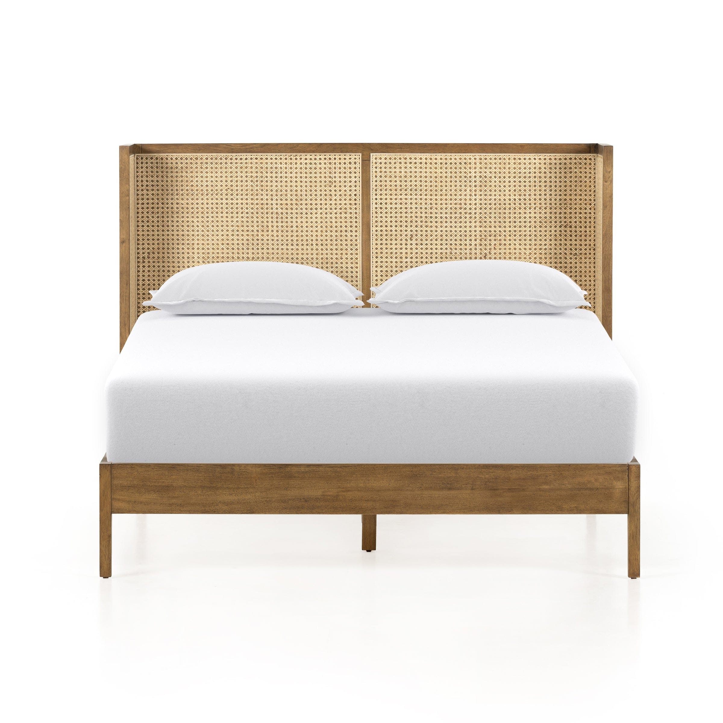 Four Hands - Antonia Cane Bed - Toasted Parawood - Queen