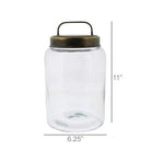 HomArt Medium Archer Canister with Metal Lid
