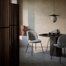 Gubi Furniture Beetle Dining Chair - Fully Upholstered, Conic Base