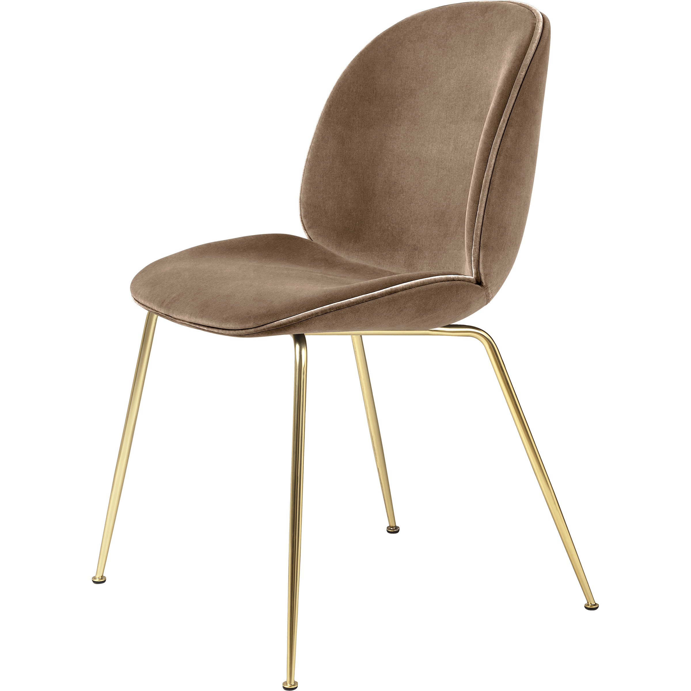 Gubi Furniture Beetle Dining Chair - Fully Upholstered, Conic Base