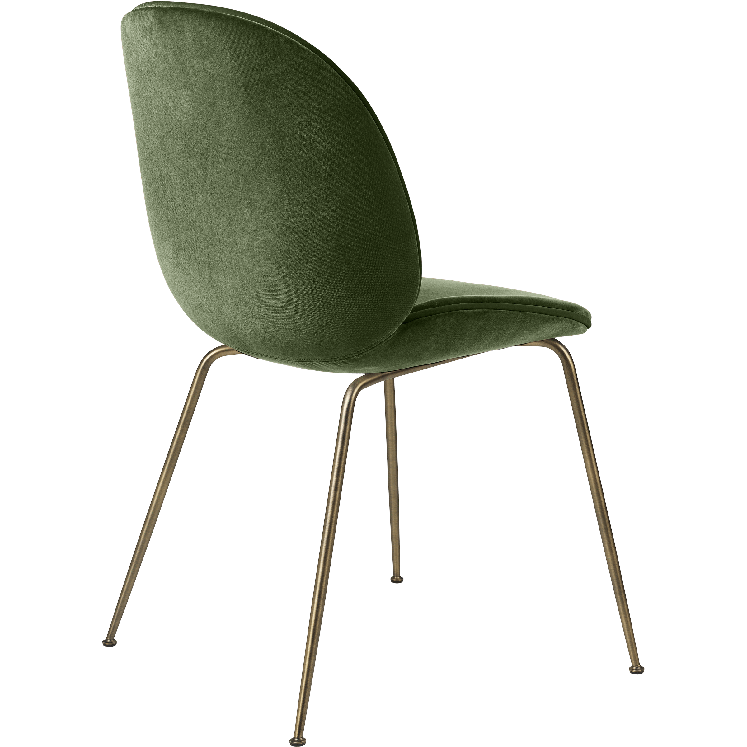 Gubi Furniture Beetle Dining Chair - Fully Upholstered, Conic Base