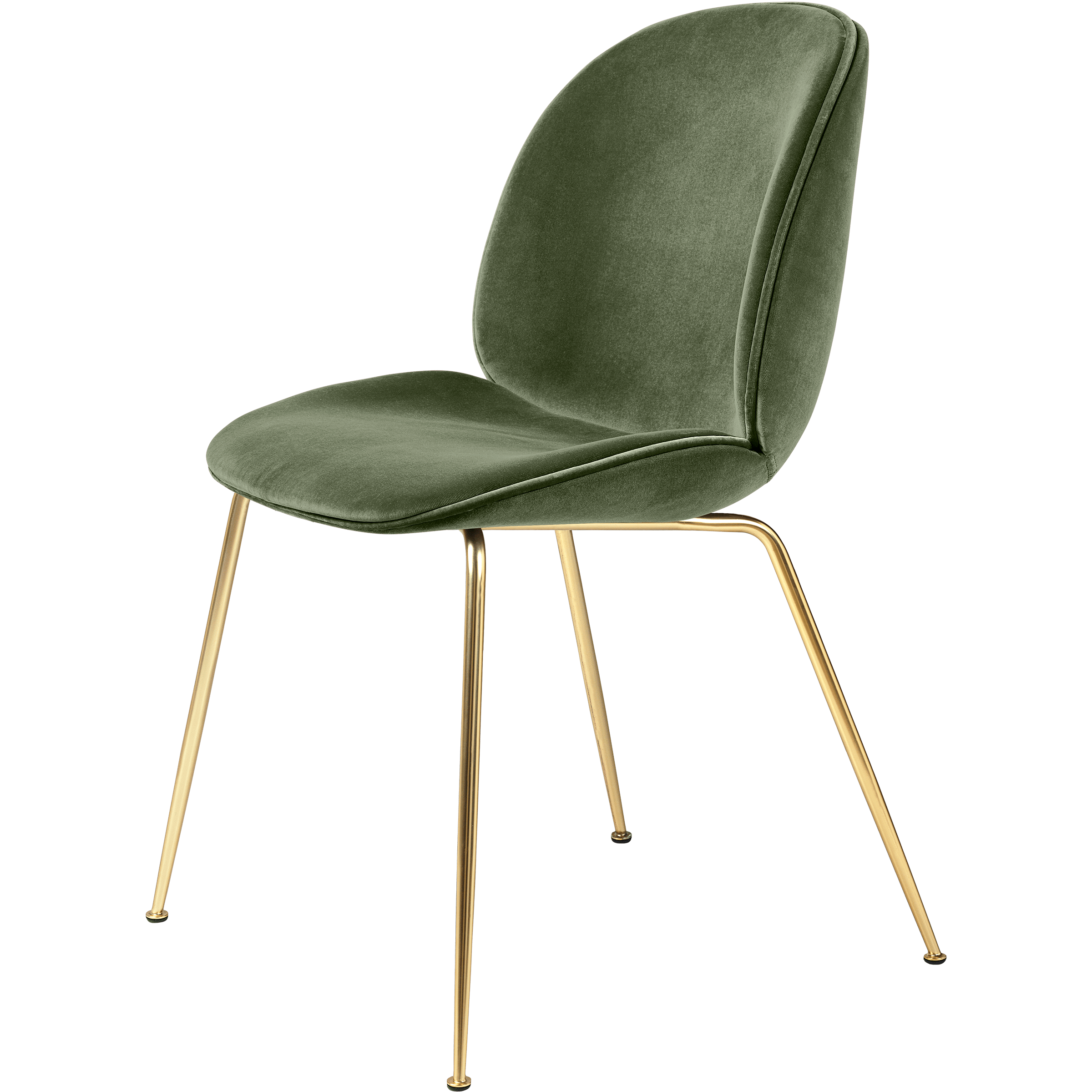 Gubi Furniture Beetle Dining Chair - Fully Upholstered, Conic Base
