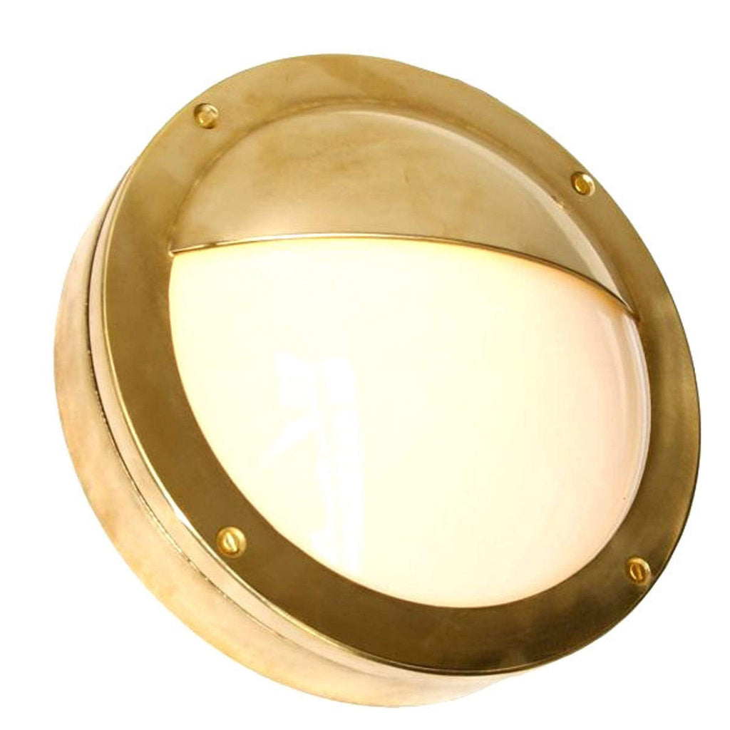 Mullan Lighting Lighting Polished Brass (Indoor Only) Begawan Semi Flush Wall Light