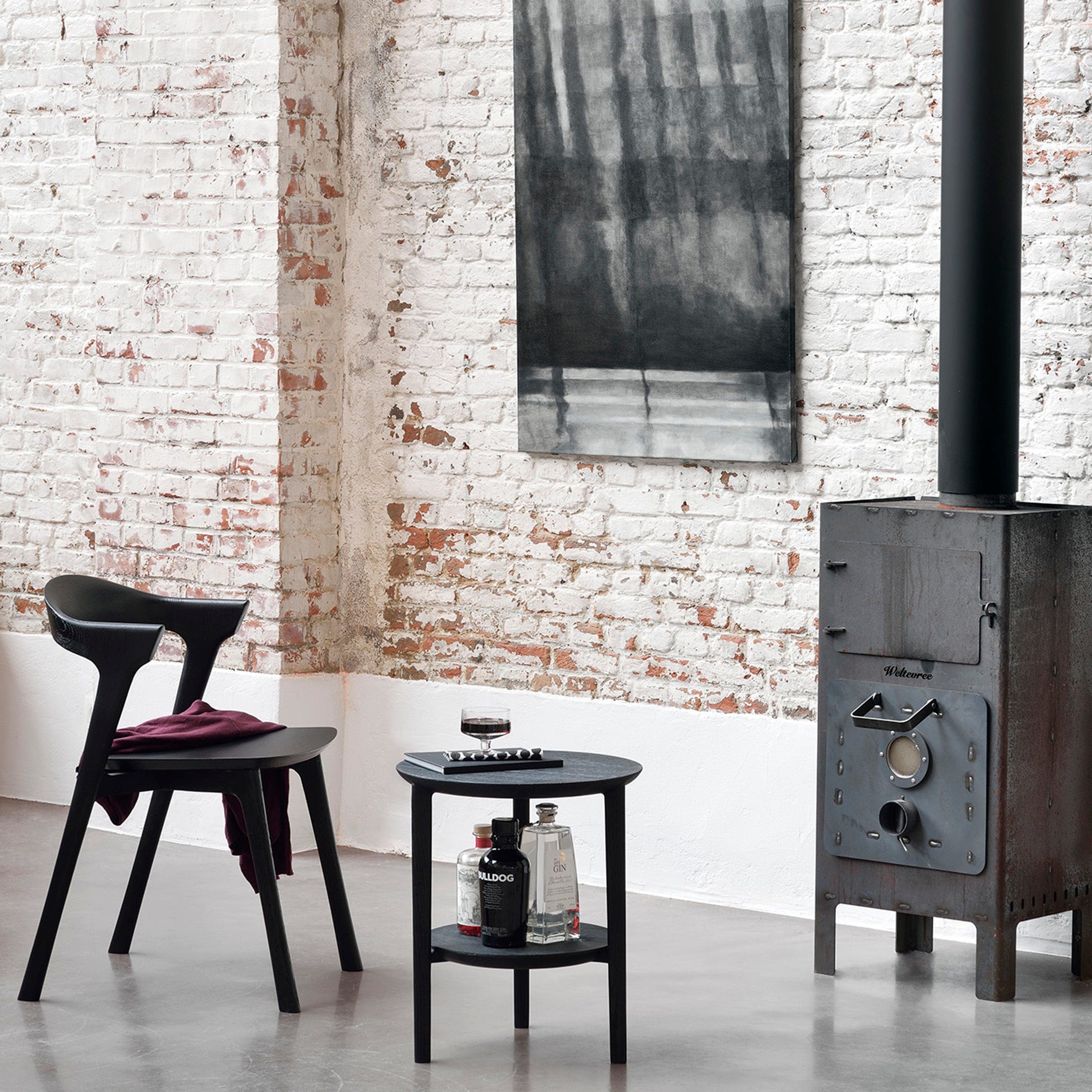 Ethnicraft Furniture Black Oak Bok Chair