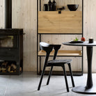 Ethnicraft Furniture Black Oak Bok Chair