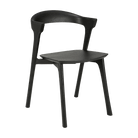 Ethnicraft Furniture Varnished Black Oak Bok Chair