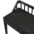 Ethnicraft Furniture Black Oak Spindle Bench