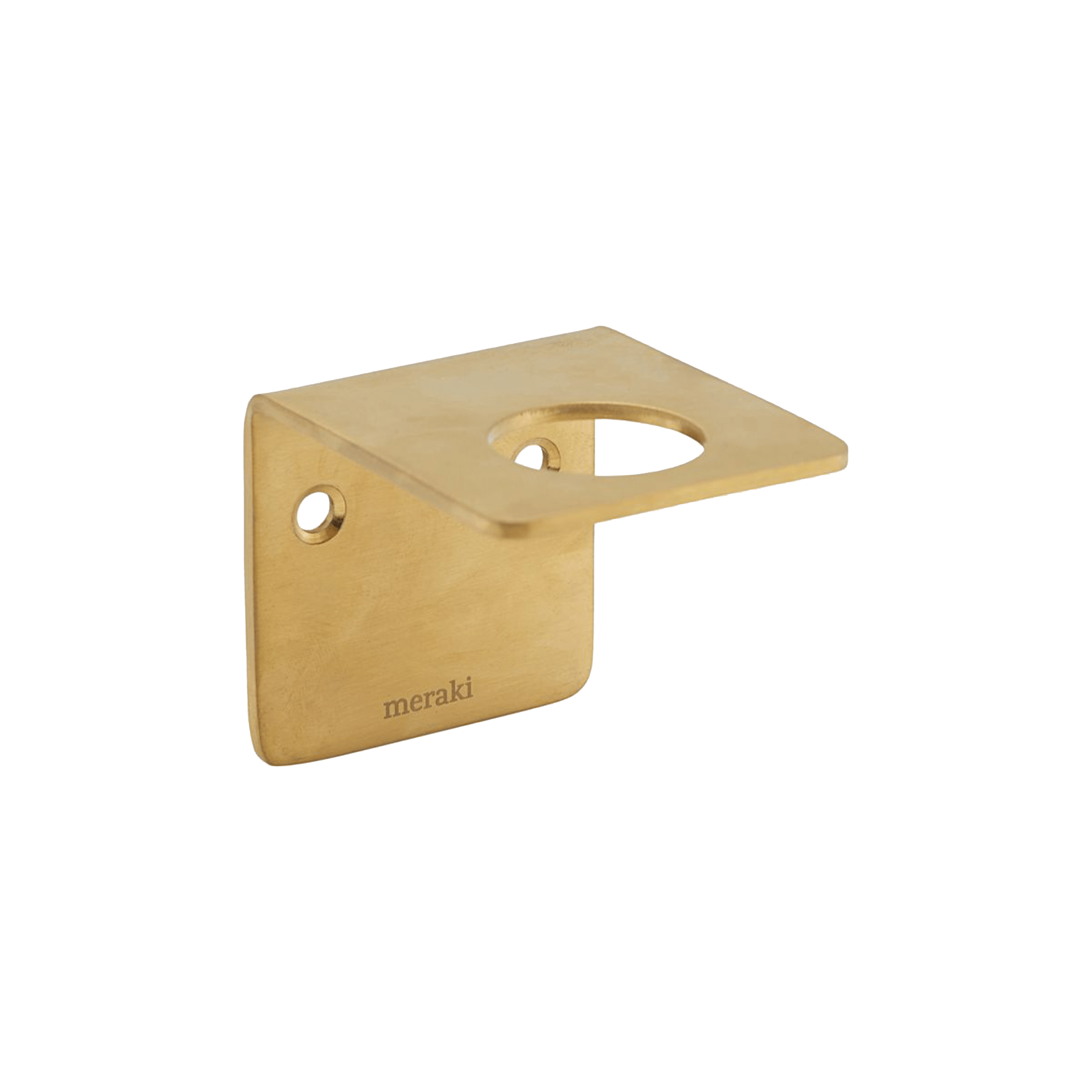 Meraki Bath Brass Bottle Hanger