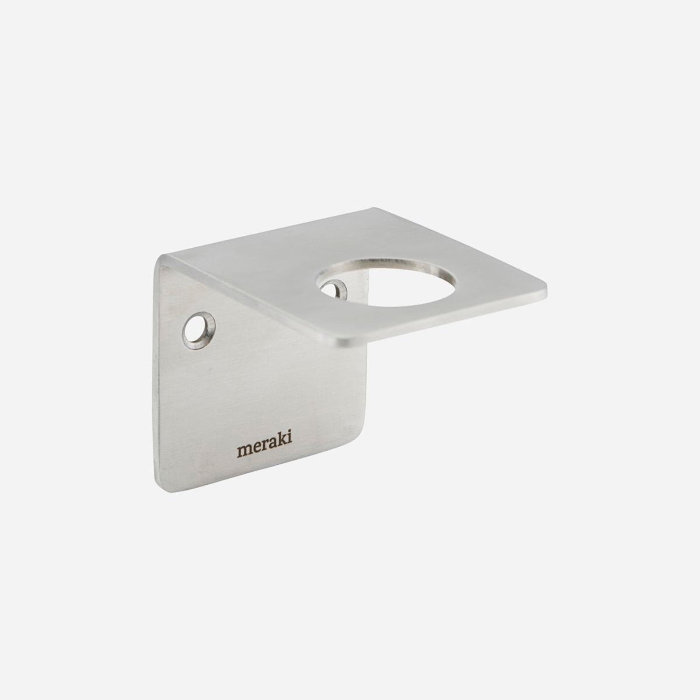 Meraki Bath Silver Bottle Hanger