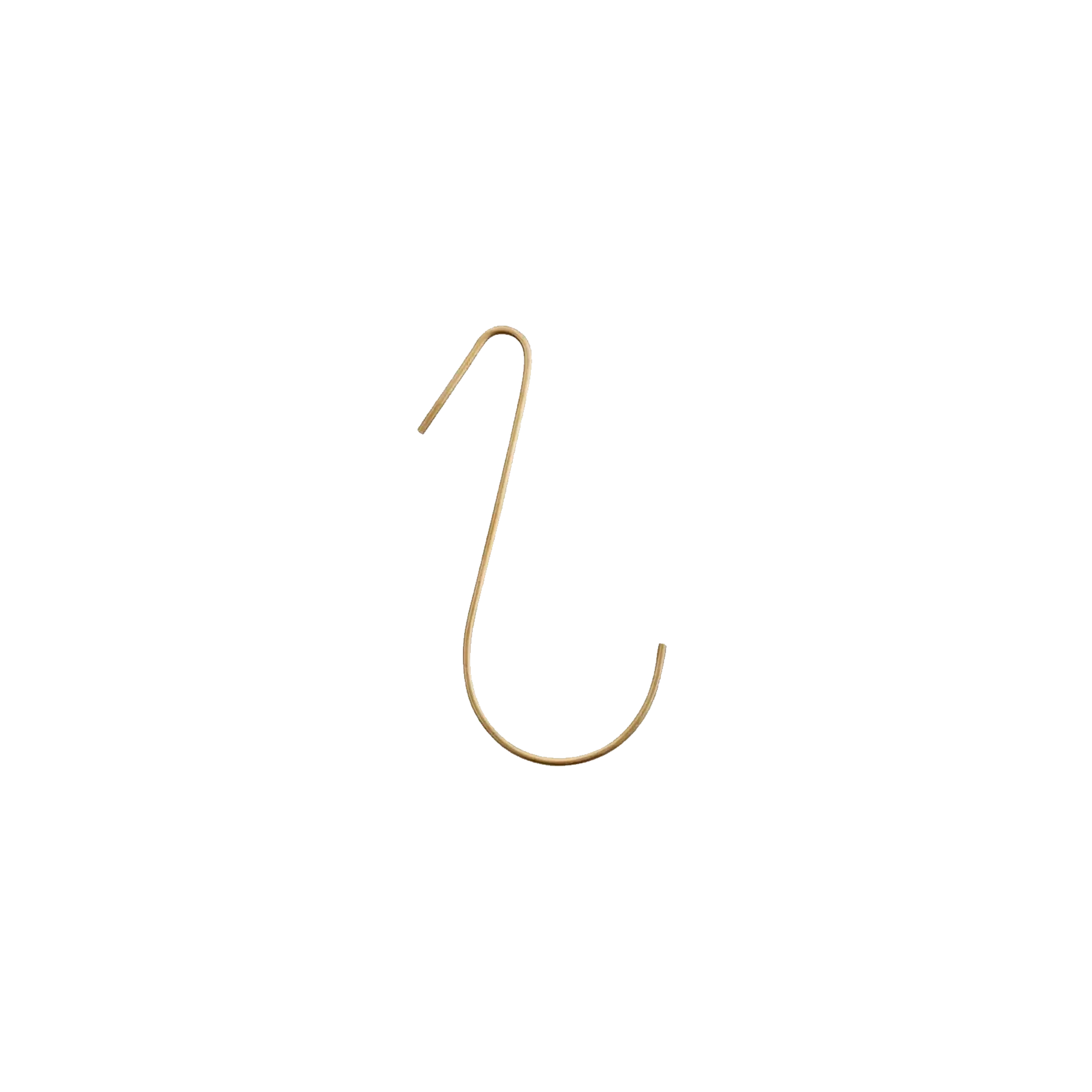 Fog Linen Work Hardware Large Brass J Hooks