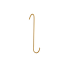 Fog Linen Work Hardware Brass J Hooks, Long