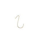 Fog Linen Work Hardware Medium Brass J Hooks