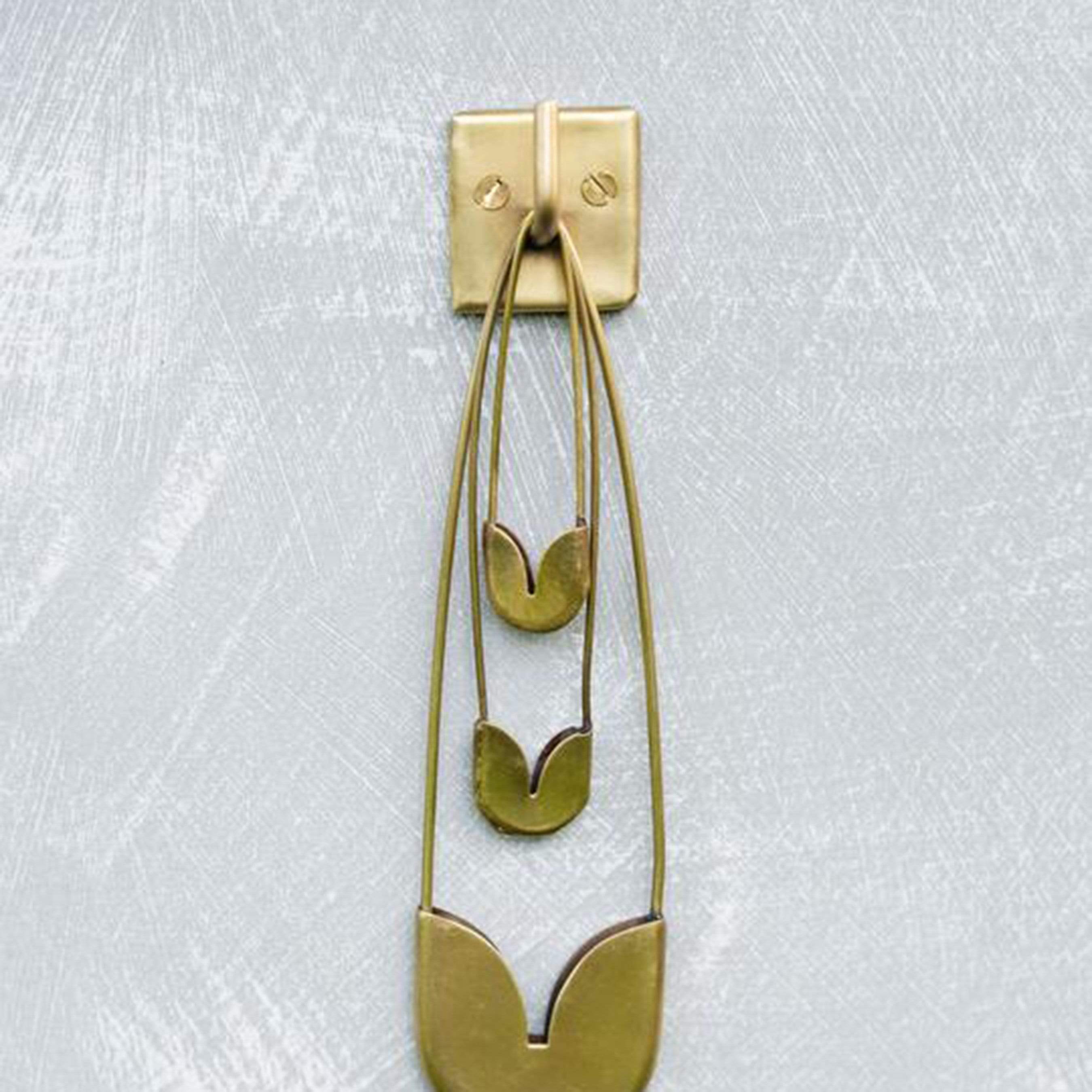 Brass Plate Single Hook – Asher + Rye