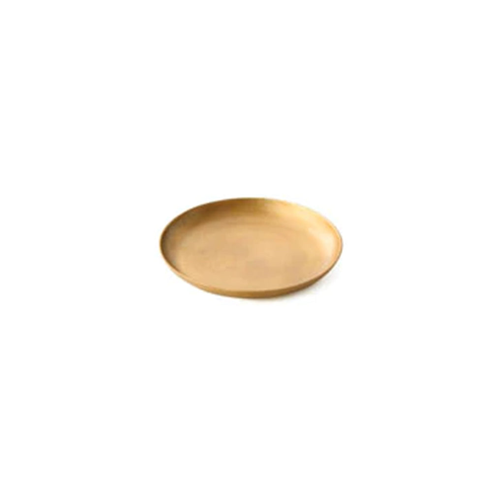 Fog Linen Work Accessory Extra Small Brass Round Plate