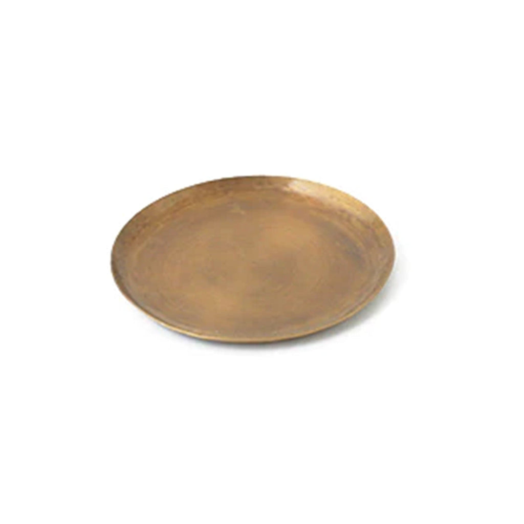 Fog Linen Work Accessory Medium Brass Round Plate