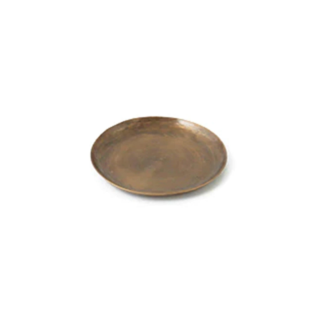 Fog Linen Work Accessory Small Brass Round Plate