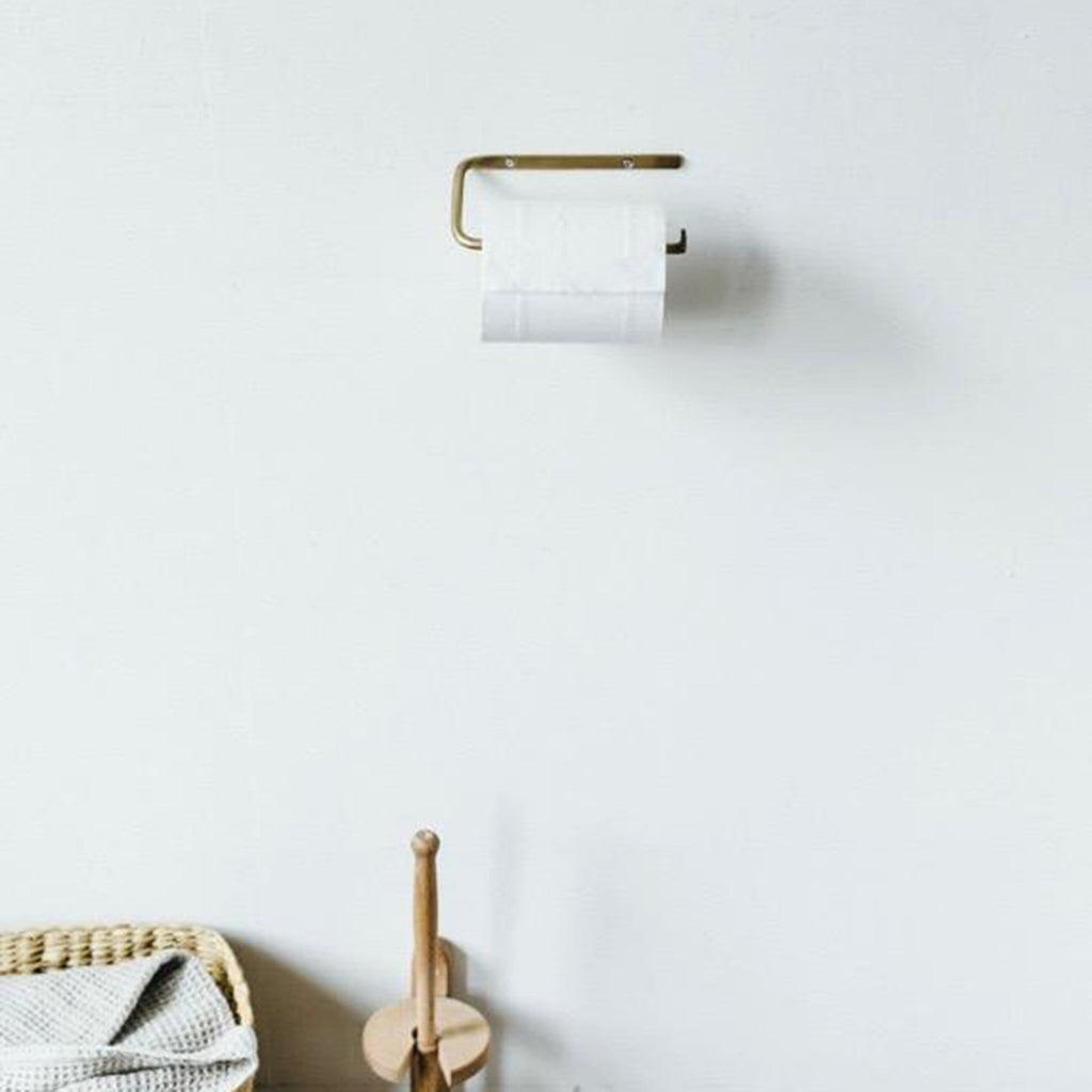 brass toilet paper holder