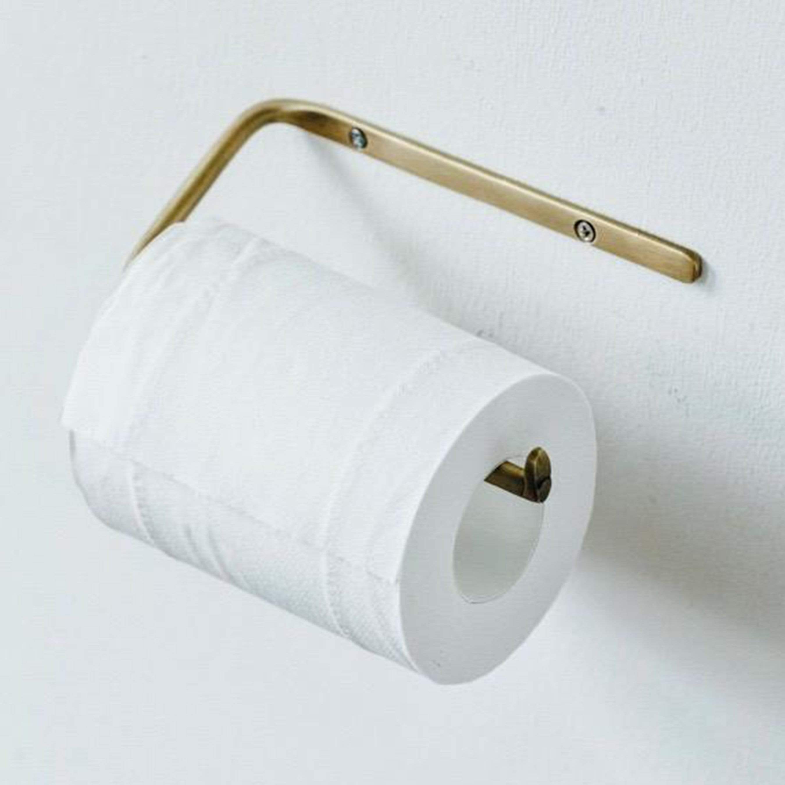 brass toilet paper holder