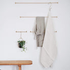 brass towel bar