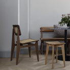 Gubi Furniture C-Chair French Cane Dining Chair