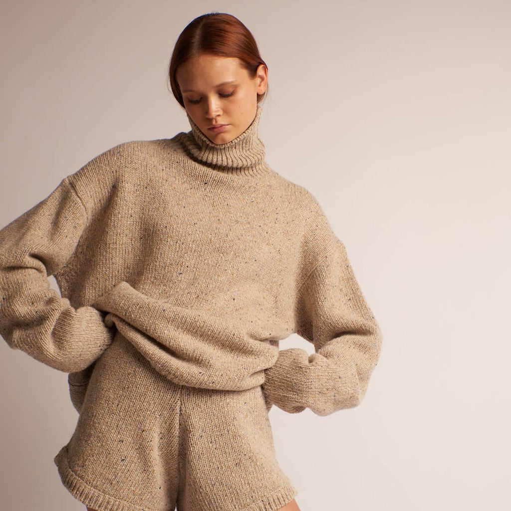 Leap Concept Clothing Medium Camila Responsible Wool Knitted Turtleneck