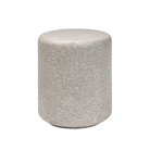 Made Goods Furniture White/Gray Castiel Stool