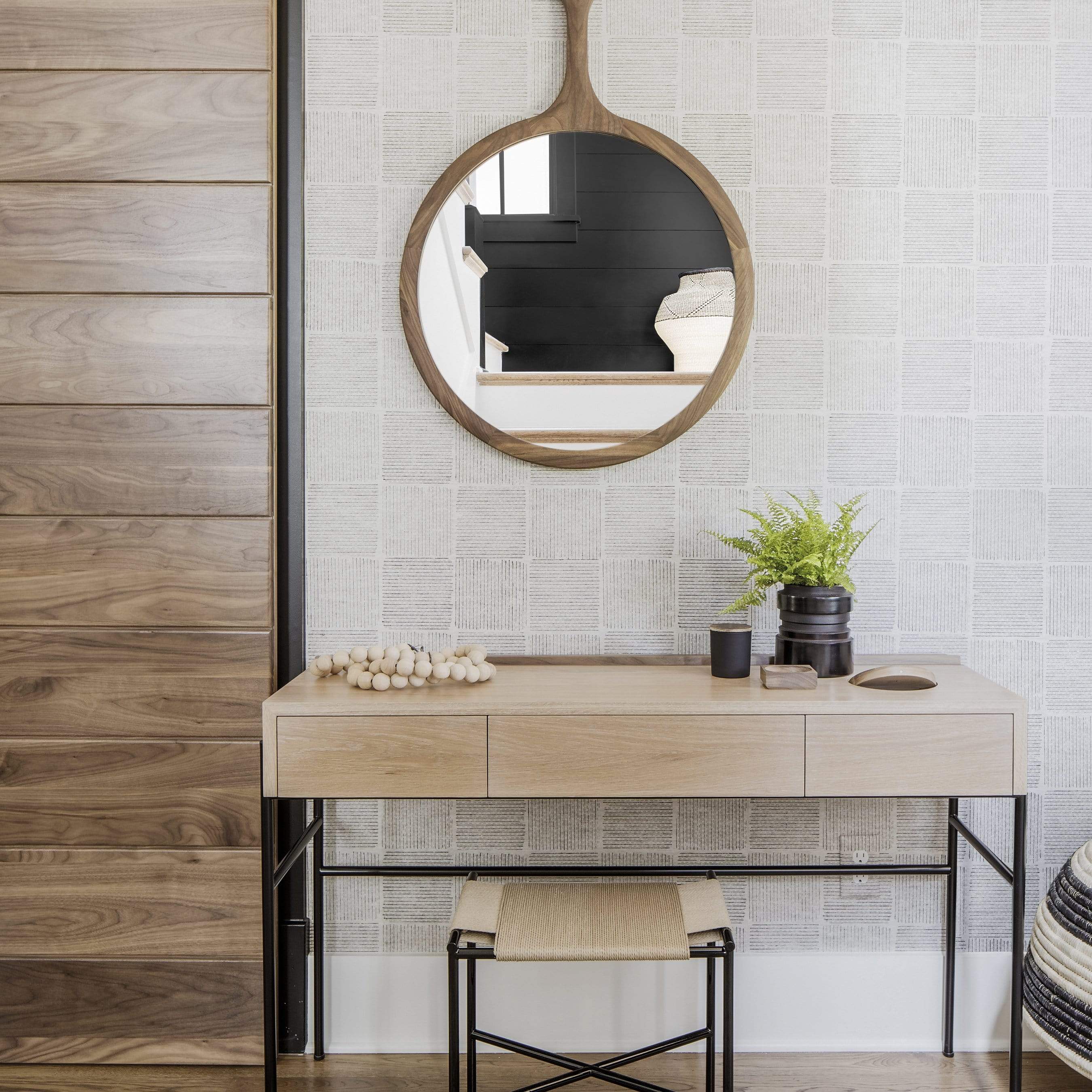 modern wooden console