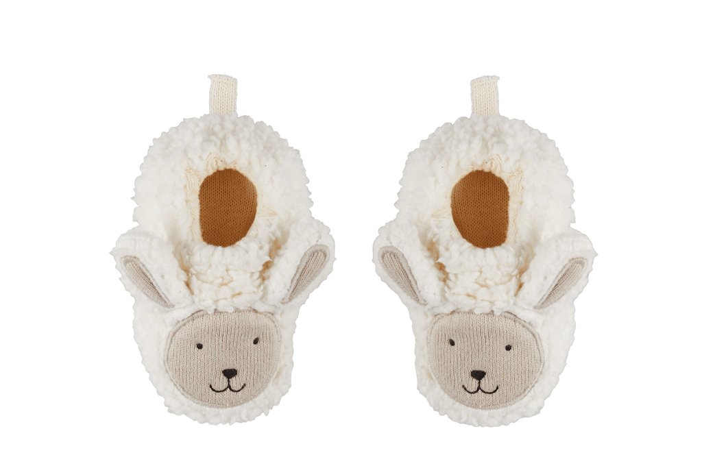 Sophie Home Ltd Cotton Knit Baby Booties - Sheep