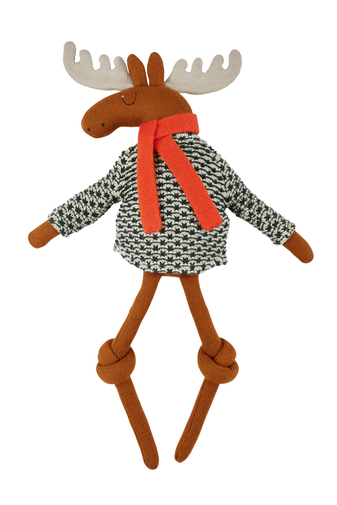 Sophie Home Ltd Cotton Knit Stuffed Animal Ragdoll - Moose