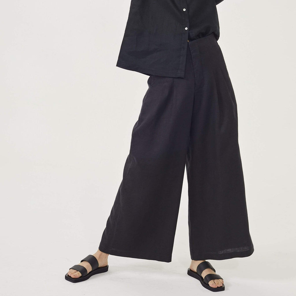 lanhtropy Clothing Black / S Culotte Pant