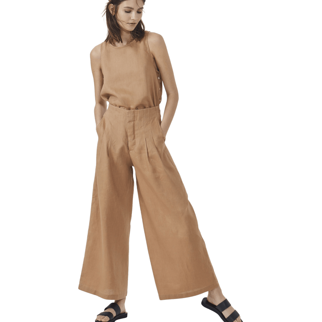 lanhtropy Clothing Camel / XS Culotte Pant