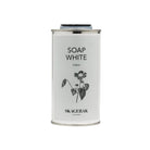 white wood soap