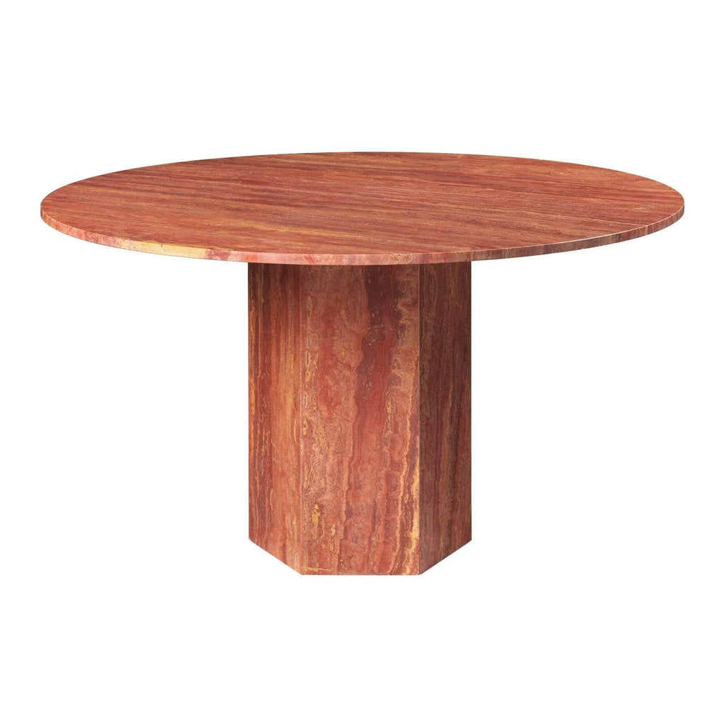 Gubi Furniture Red Travertine Epic Dining Table