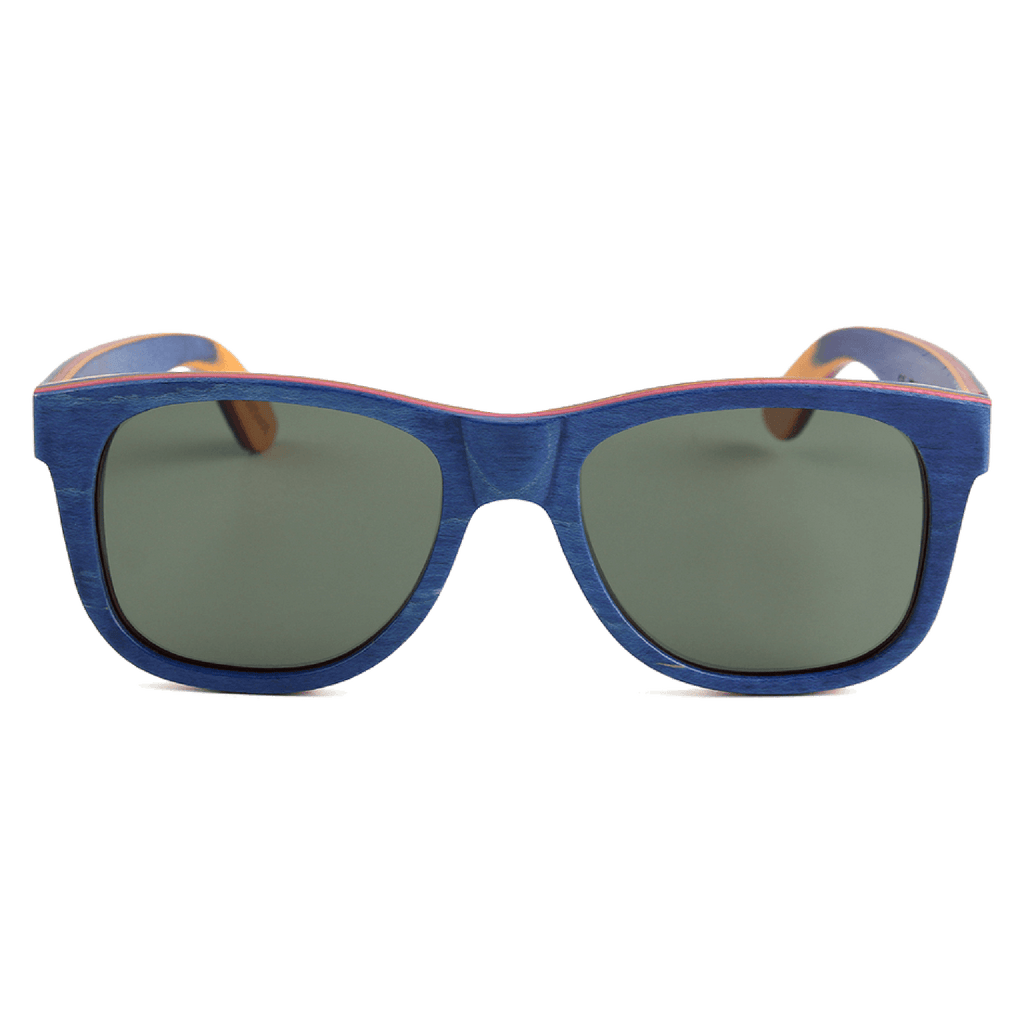 WUDN Handcrafted Sunglasses Escalator Blue Sunglasses