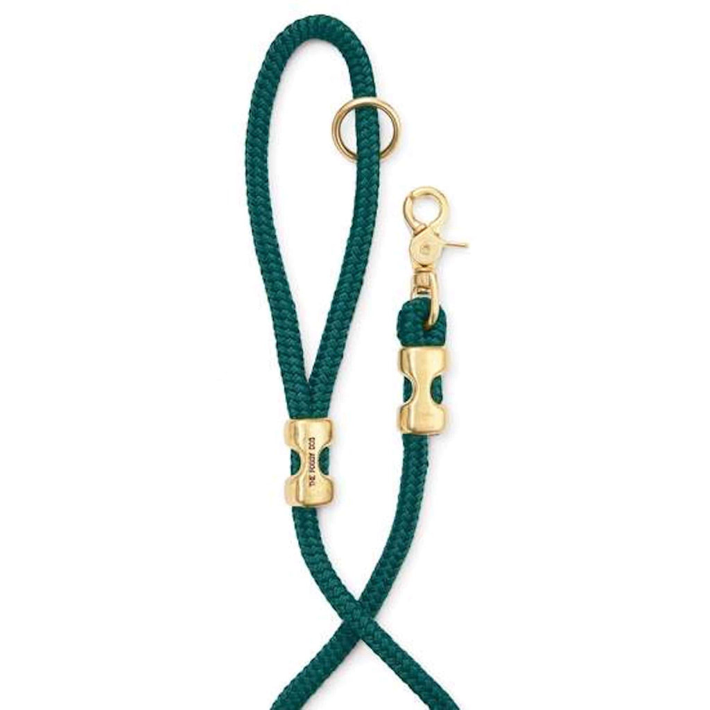 The Foggy Dog Pet 6 ft. Evergreen Marine Rope Dog Leash