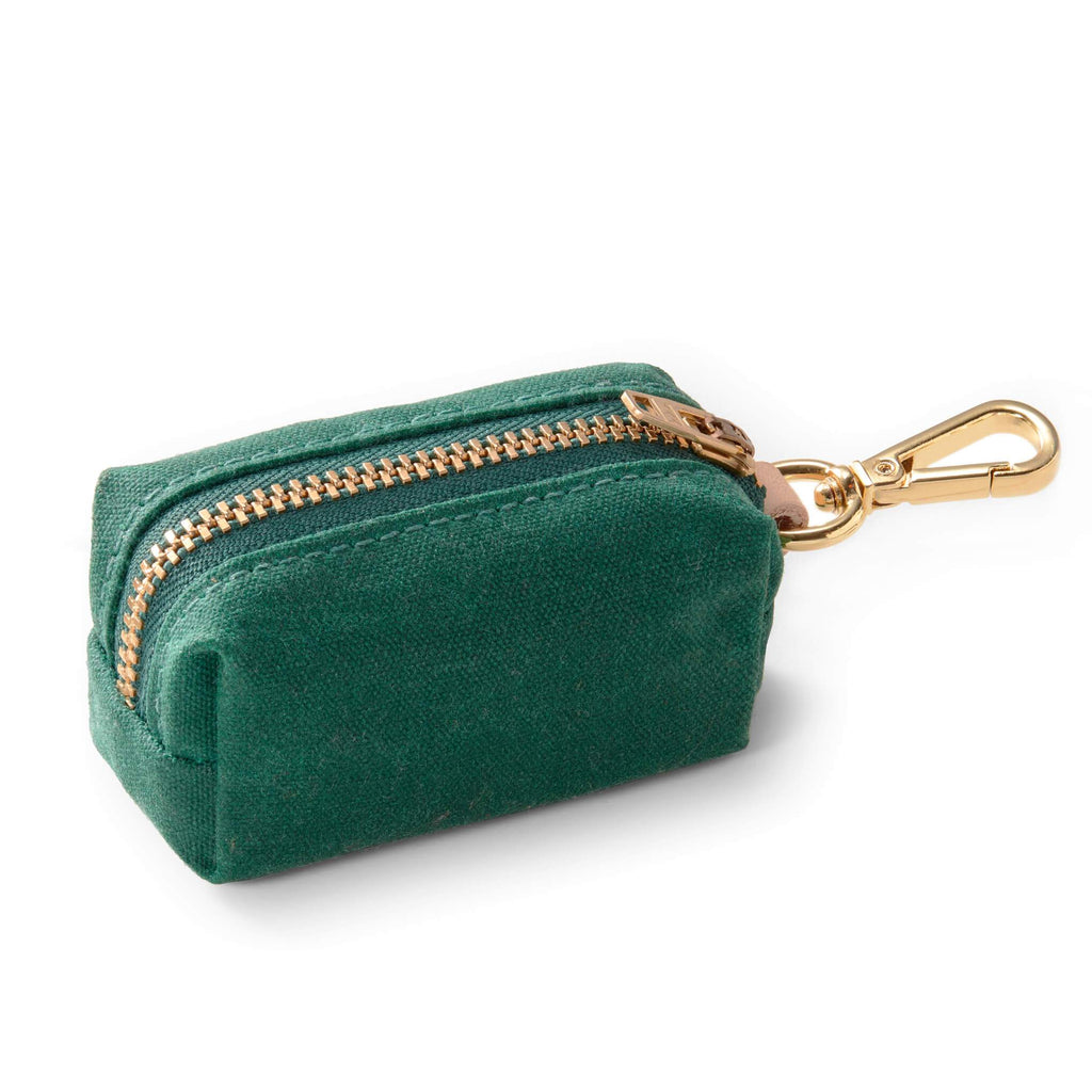 The Foggy Dog default Evergreen St. Patrick's Day Waxed Canvas Poop Bag Dispenser