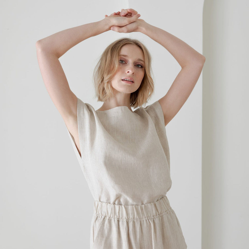 LAUDE the Label Shirts & Tops Everyday Top in Natural