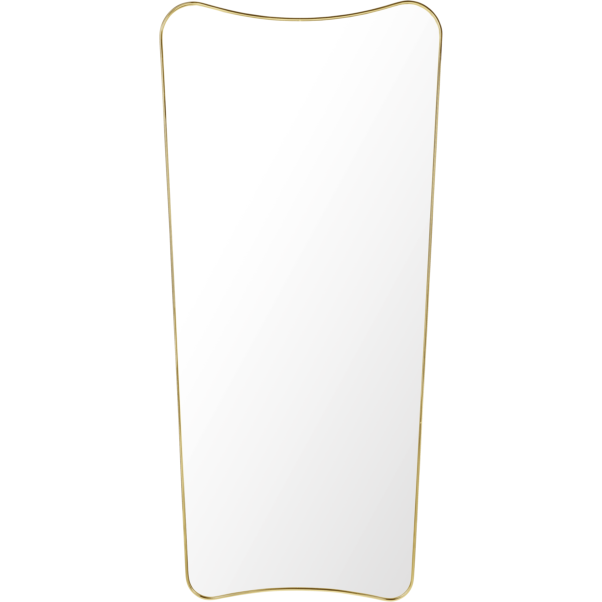 Gubi Wall Decor Polished Brass F.A. 33 Wall Mirror, Full Length
