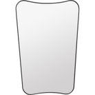 Gubi Wall Decor Black Brass F.A. 33 Wall Mirror, Half Length