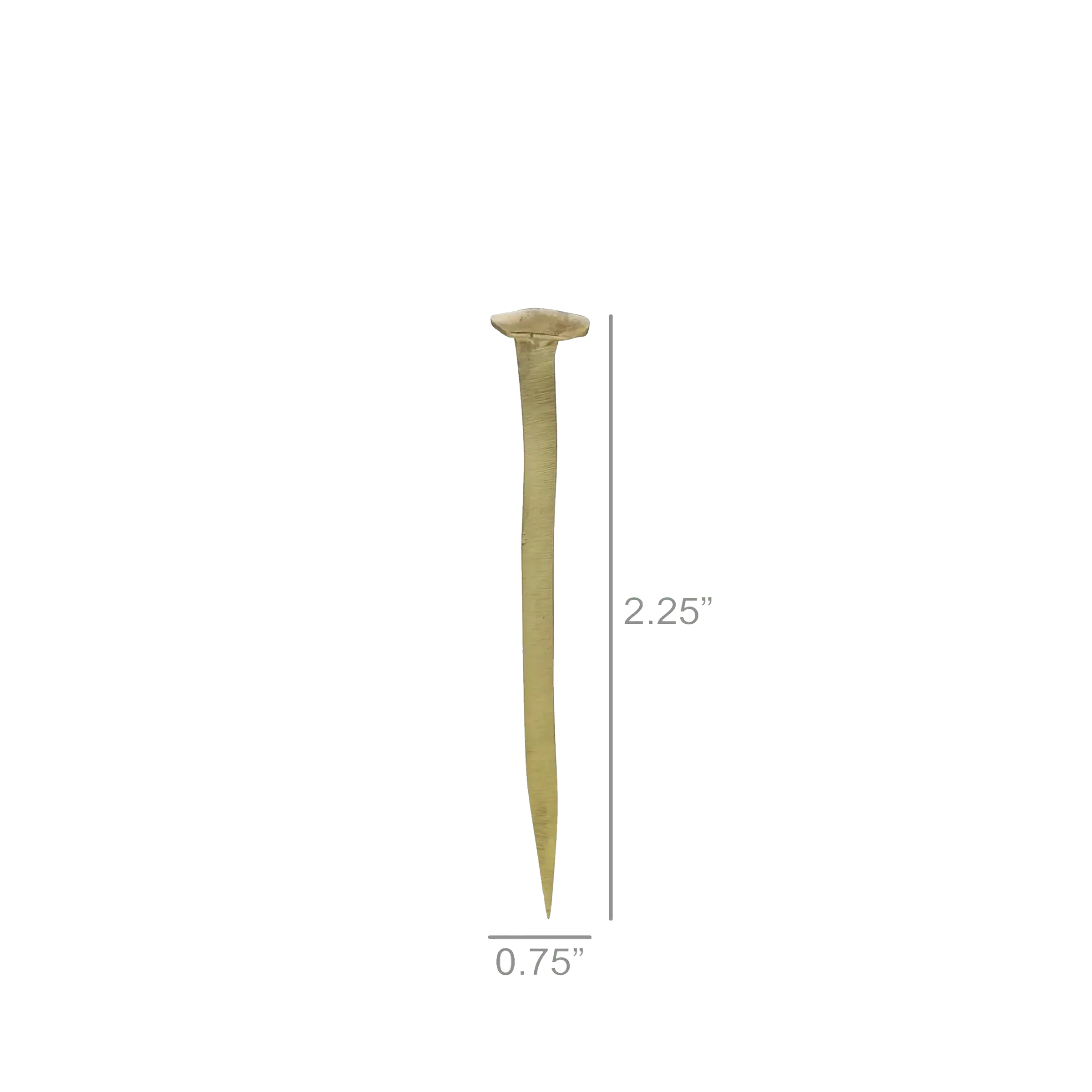 HomArt Forged Brass Nail, Large