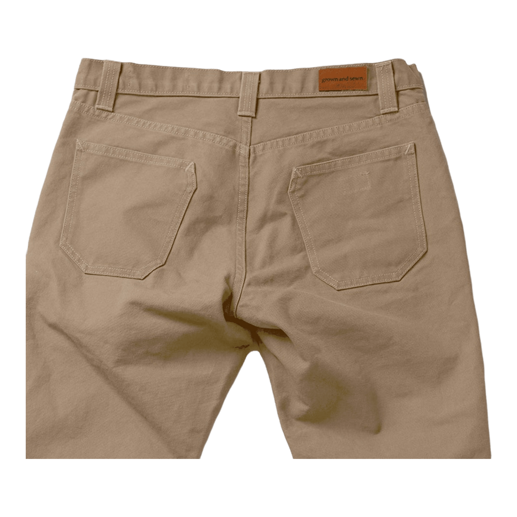 Grown and Sewn Apparel & Accessories Foundation Canvas Pant, 12 oz, Wheat