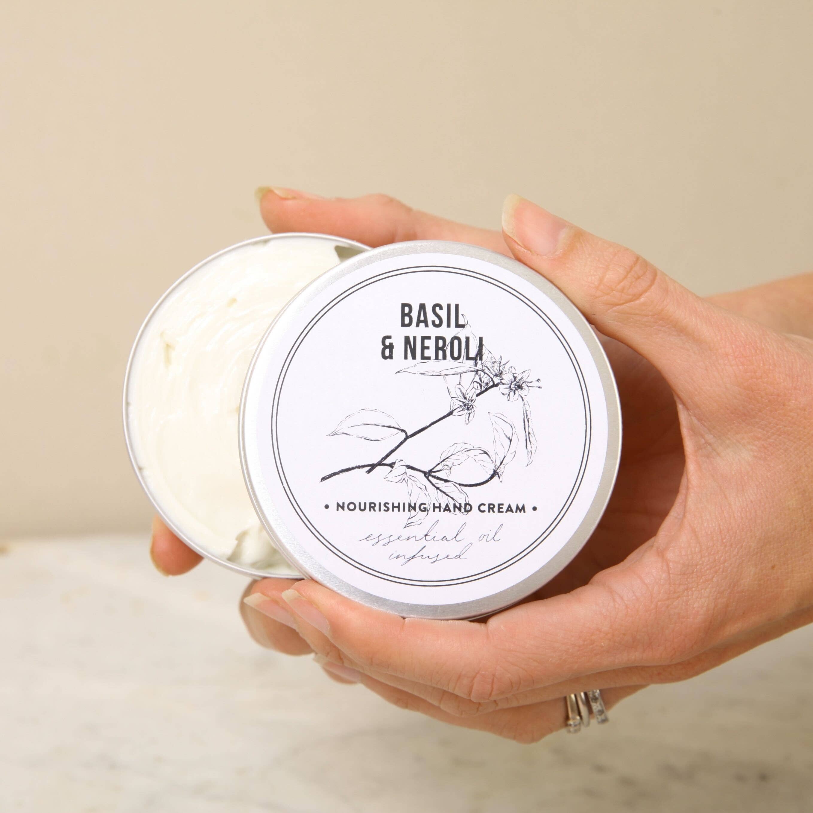 Norfolk Natural Living default Gardeners Hand Cream - Basil and Neroli 100ml Tin