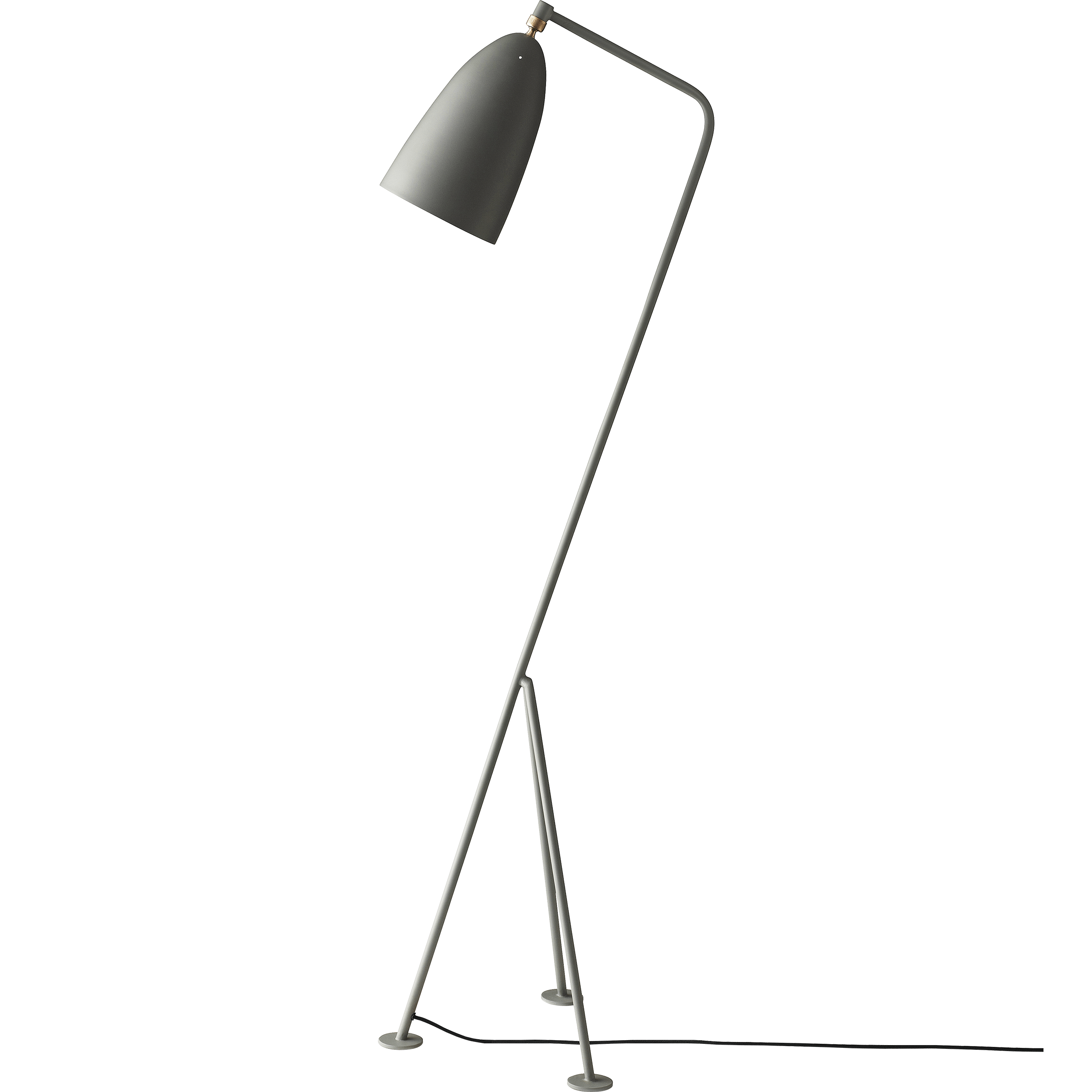 Gubi Lighting Dusty Blue Gräshoppa Floor Lamp
