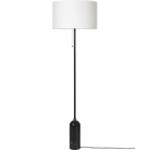 Gubi Lighting Black Marble / White Gravity Floor Lamp